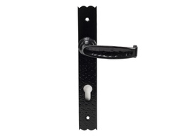 [73143] Black Cottage Lever Espag. Lock Set - 73143
