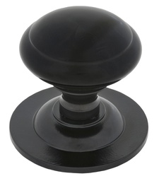 [83506] Black Round Centre Door Knob - 83506