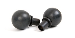 [83612] Beeswax Ball Curtain Finial (pair) - 83612