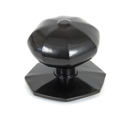 [83779] Black Octagonal Centre Door Knob - 83779