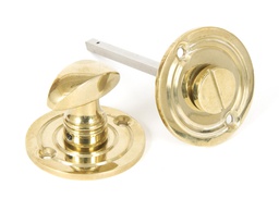 [83825] Polished Brass Round Bathroom Thumbturn - 83825