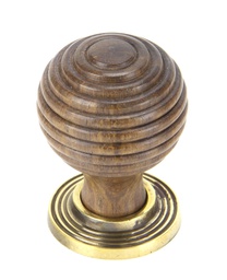 [83875] Rosewood and AB Beehive Cabinet Knob 35mm - 83875