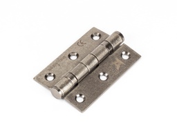 [90026] Pewter 3" Ball Bearing Butt Hinge (Pair) ss - 90026