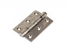 [90026] Pewter 3&quot; Ball Bearing Butt Hinge (Pair) ss - 90026