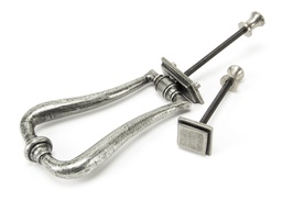 [90035] Pewter Slimline Art Deco Door Knocker - 90035