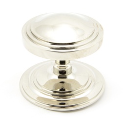 [90068] Polished Nickel Art Deco Centre Door Knob - 90068
