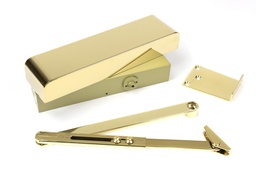 [50108] Polished Brass Size 2-5 Door Closer &amp; Cover - 50108