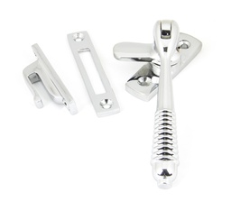 [90329] Polished Chrome Locking Reeded Fastener - 90329