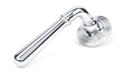 [50023] Polished Chrome Newbury Lever on Rose Set (Beehive) - Unsprung - 50023