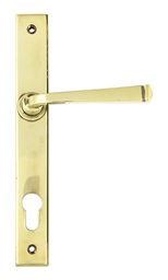 [90354] Aged Brass Avon Slimline Lever Espag. Lock Set - 90354