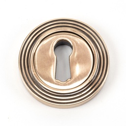 [46119] Polished Bronze Round Escutcheon (Beehive) - 46119