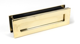 [46549] Polished Brass Traditional Letterbox - 46549