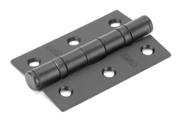 [91041] Black 3" Ball Bearing Butt Hinge (pair) - 91041
