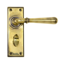 [91416] Aged Brass Newbury Lever Bathroom Set - 91416