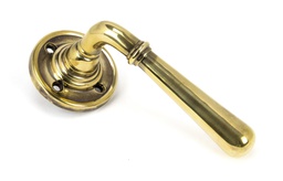 [91418] Aged Brass Newbury Lever on Rose Set - 91418