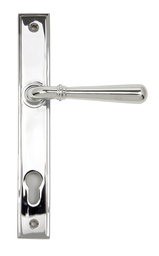 [91420] Polished Chrome Newbury Slimline Lever Espag. Lock Set - 91420