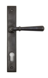 [91434] Aged Bronze Newbury Slimline Lever Espag. Lock Set - 91434