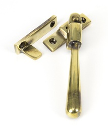 [91442] Aged Brass Night-Vent Locking Newbury Fastener - 91442