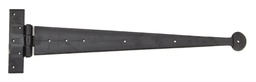 [91469] External Beeswax 22&quot; Penny End T Hinge (pair) - 91469