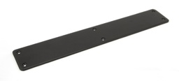 [91760] Black 400mm Plain Fingerplate - 91760