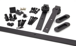 [91794] 100kg Black Sliding Door Hardware Kit (3m Track) - 91794