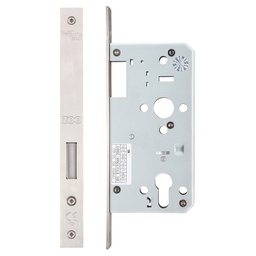 [B1006.700] DIN Euro Dead Lock Case 55mm - Square Faceplate - SS