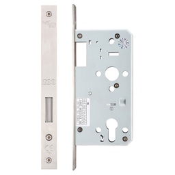 [B1006.700] DIN Euro Dead Lock Case 55mm - Square Faceplate - SS