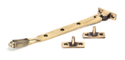 [91938] Polished Bronze 8&quot; Reeded Stay - 91938