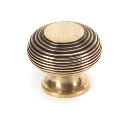 [91947] Polished Bronze Beehive Cabinet Knob 40mm - 91947