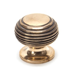[91948] Polished Bronze Beehive Cabinet Knob 30mm - 91948