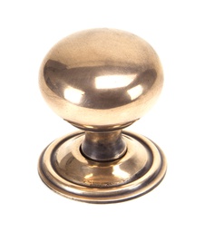 [91949] Polished Bronze Mushroom Cabinet Knob 38mm - 91949
