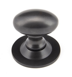[92036] Aged Bronze Oval Cabinet Knob 33mm - 92036