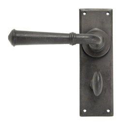 [92053] External Beeswax Regency Lever Bathroom Set - 92053