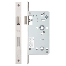 [B1008.700] DIN Bathroom Lock Case 55mm - Square Faceplate - SS
