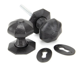 [92064] External Beeswax Octagonal Mortice/Rim Knob Set - 92064