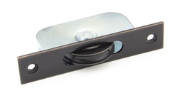 [92134] Aged Bronze Square Ended Sash Pulley 75kg - 92134
