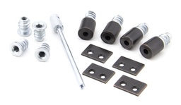 [92135] Aged Bronze Secure Stops (Pack of 4) - 92135
