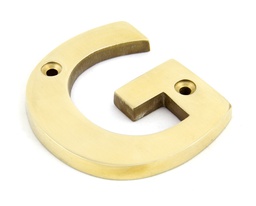 [83801G] Polished Brass Letter G - 83801G