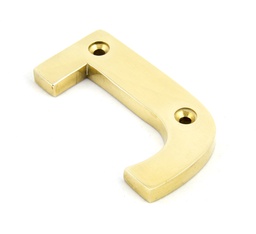 [83801J] Polished Brass Letter J - 83801J