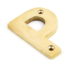[83801P] Polished Brass Letter P - 83801P