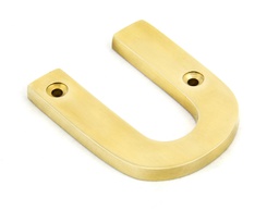 [83801U] Polished Brass Letter U - 83801U