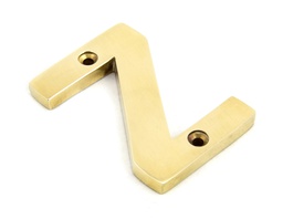 [83801Z] Polished Brass Letter Z - 83801Z