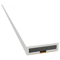 [H1000.480] Intumescent Fire Seal - 2100 x 10 x 4mm - White