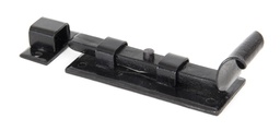 [33013] Black 4" Straight Door Bolt - 33013