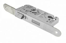 [B1245.700] Architectural DIN Euro Escape Lock 60mm - (72mm c/c) - Radiused Faceplate - SSS