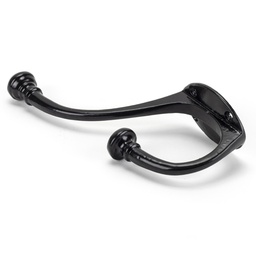 [33249] Black 7 3/4&quot; Hat &amp; Coat Hook - 33249