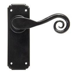 [33278] Black Monkeytail Lever Latch Set - 33278