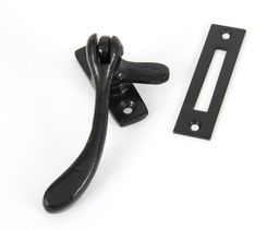 [33290] Black Handmade Peardrop Fastener - 33290
