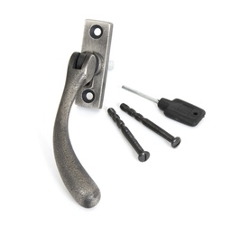 [33334] Antique Pewter Slim Peardrop Espag - RH - 33334