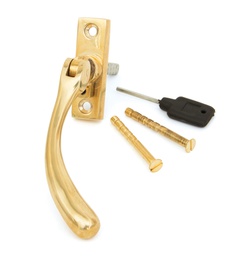 [33336] Polished Brass Slim Peardrop Espag - RH - 33336